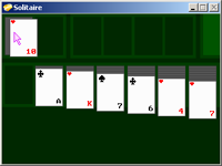 Screenshot of 'Patience Solitaire (buggy windows edition)'